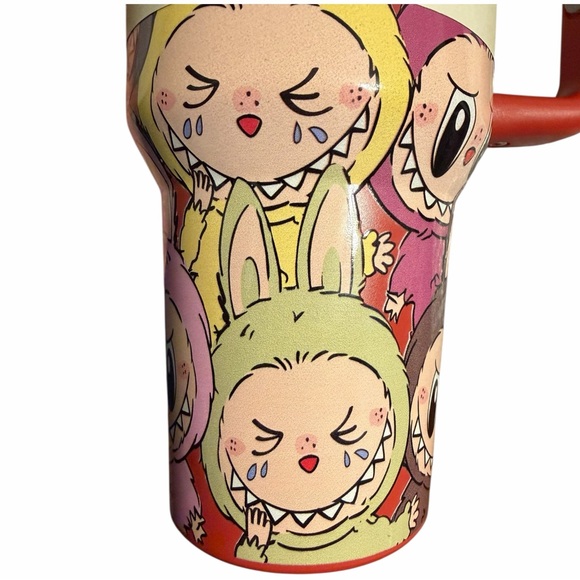 Stanley Labubu Monster Custom Graphic 40oz Quencher H2.0 Insulated Tumbler - Picture 9 of 9